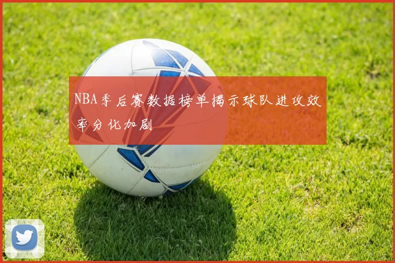 NBA季后赛数据榜单揭示球队进攻效率分化加剧